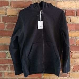 3Sixteen Black Heavyweight Zip Hoodie